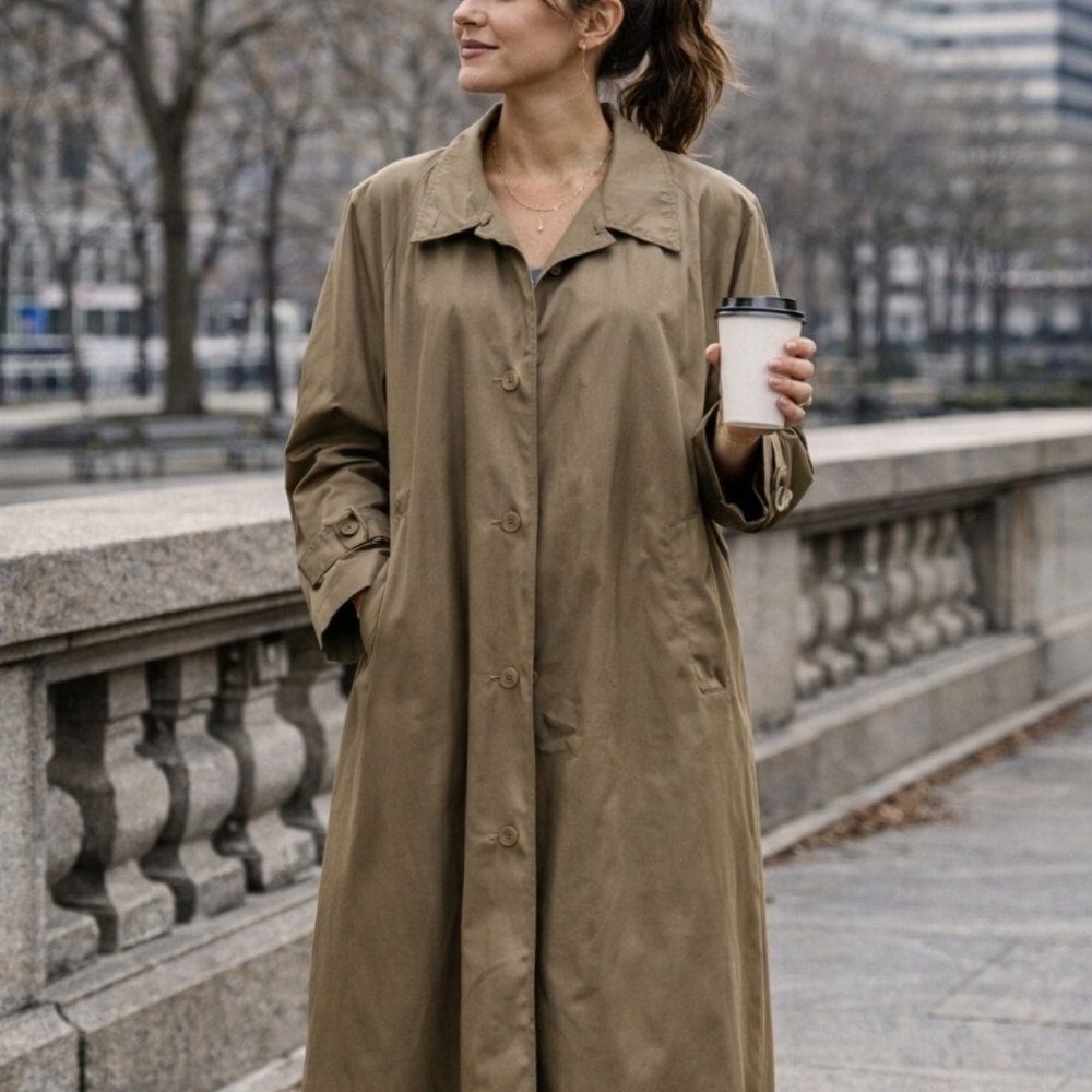 London Fog Trench Coat Size 12